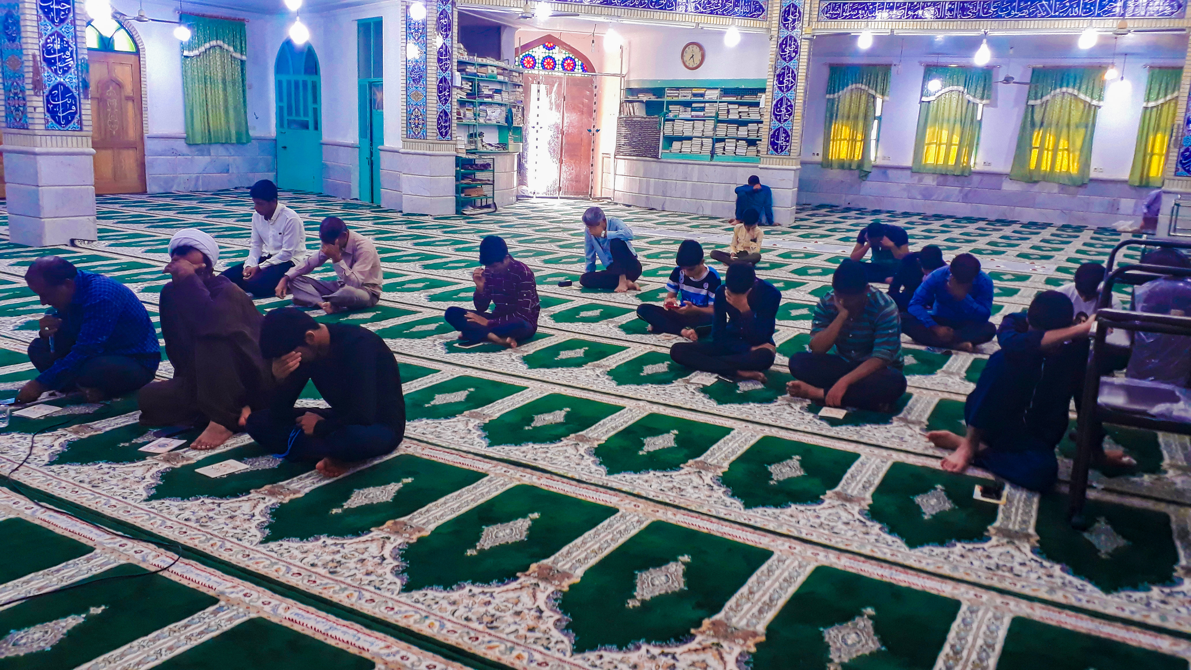 دعای ندبه مسجد حضرت ابوالفضل رودان